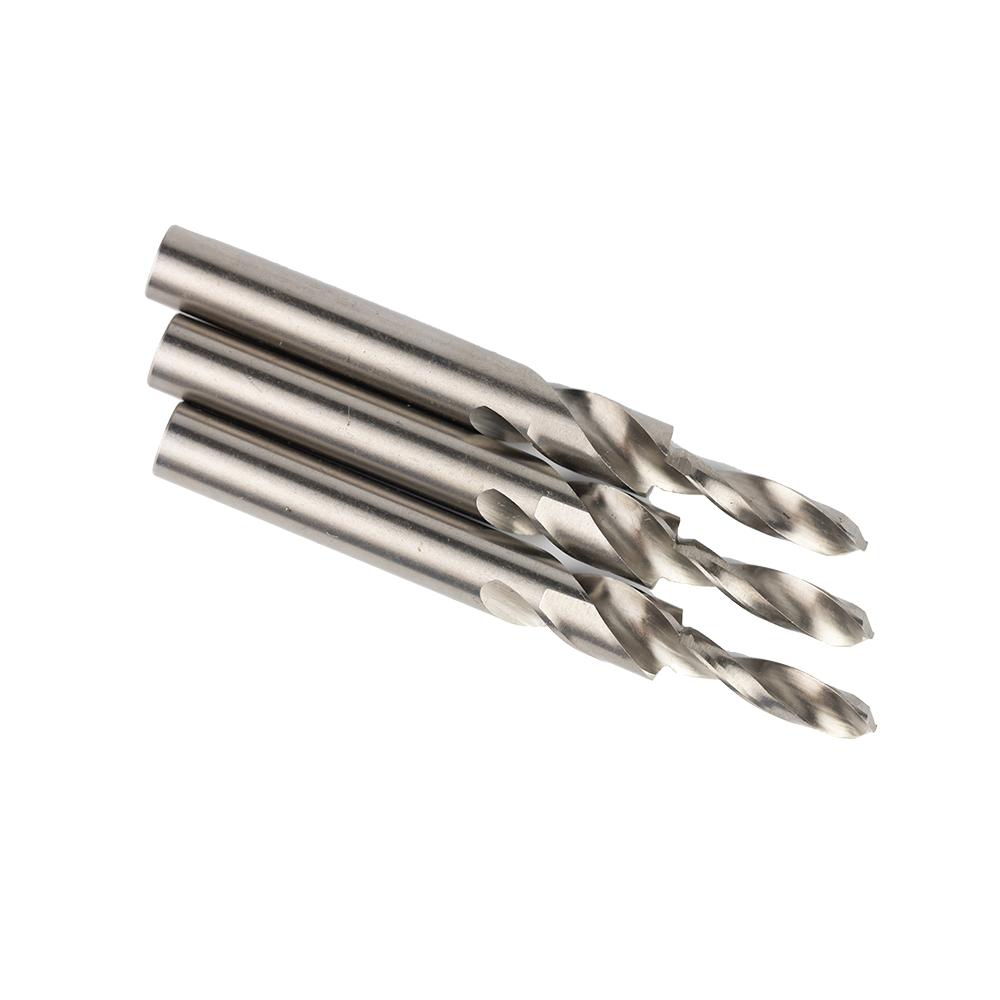 Acessórios para ferramentas de perfuração de metal HSS haste hexagonal especial com acabamento branco brocas escalonadas